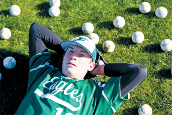 Battling Bates: Despite chronic slow starts, Ellison pitcher keeps coming through